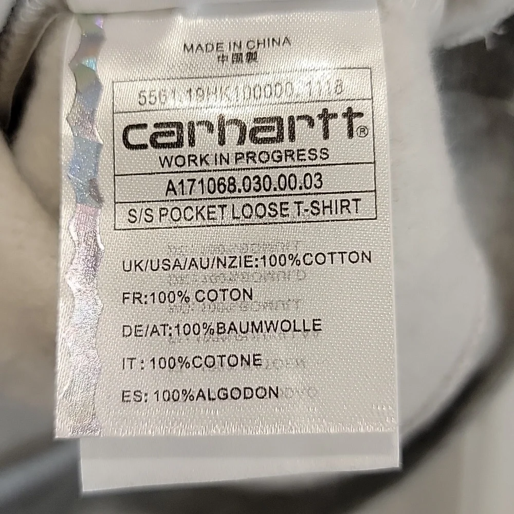 Carhartt WIP Grey Crew Neck Sweatshirt Size XL - Picture 4 of 7